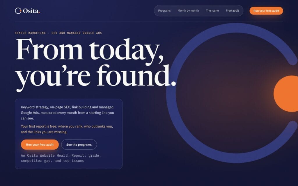 The Osita home page