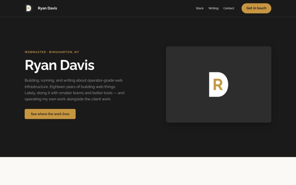 The Ryan Davis home page